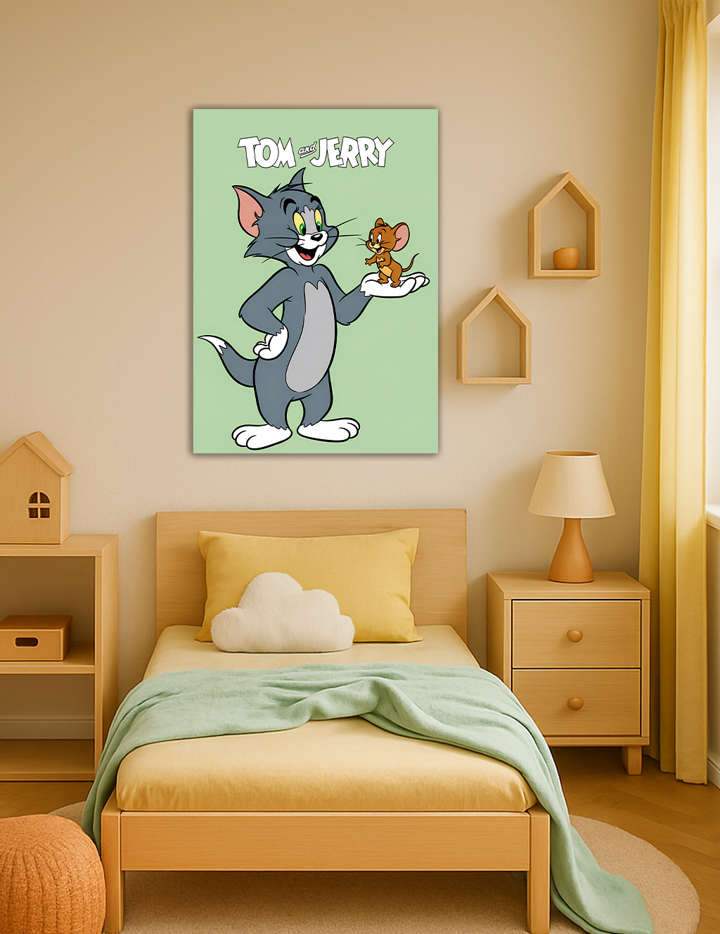 🎨 Tom and Jerry – Çizgi Film Metal Tablo