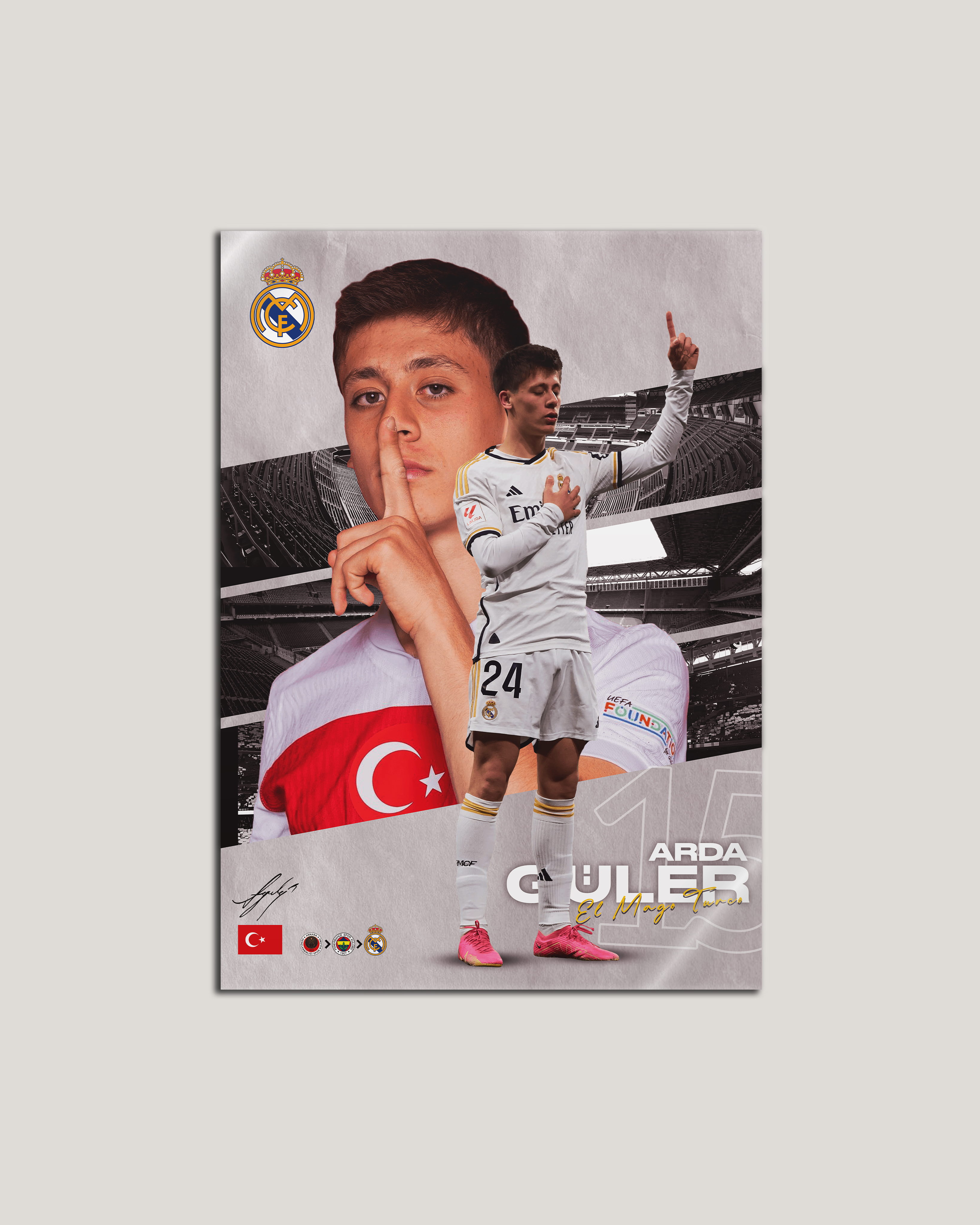 ⭐Arda Güler - Metal Tablo