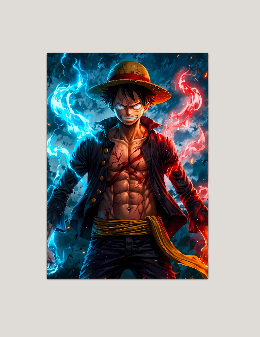 🏴‍☠️Monkey D. Luffy – Alev & Haki Gücü