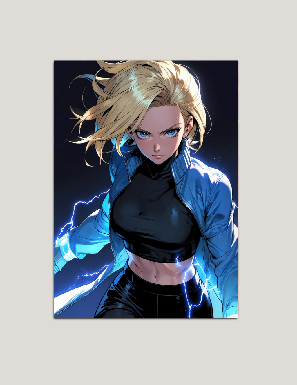 ⚡Android 18 – Soğuk Gücün Sakinliği