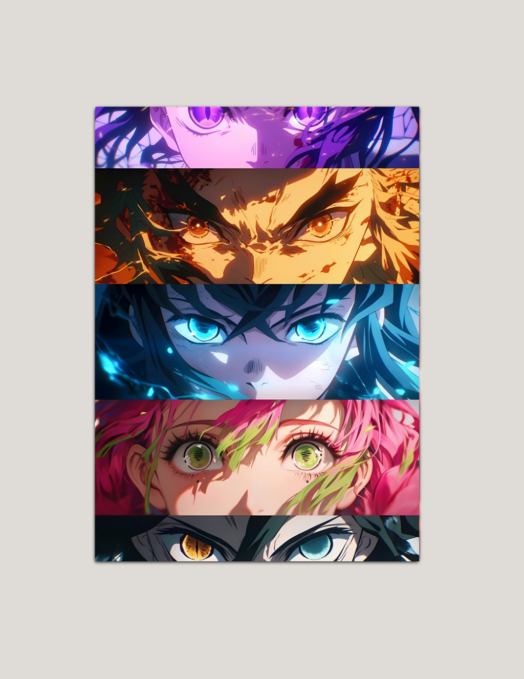 ⚔️Hashira Bakışları - Metal Tablo