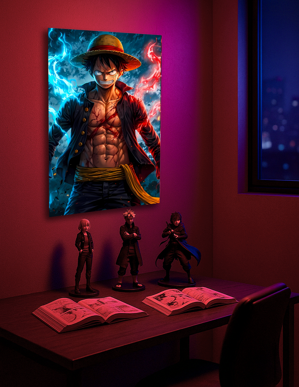 🏴‍☠️Monkey D. Luffy – Alev & Haki Gücü